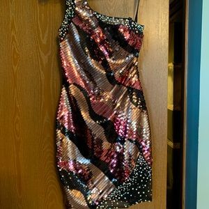 Multi-colored Sequin Dress